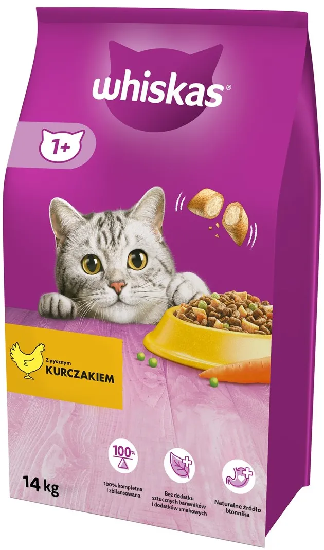 ‎Whiskas 325628 cats dry food Adult Chicken 14 kg
