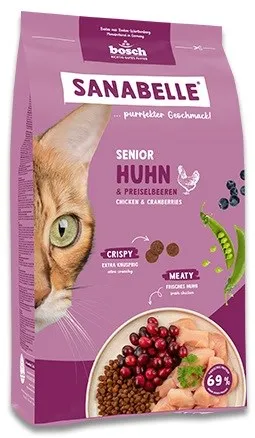 BOSCH Sanabelle Life Senior chicken & cranberries - dry cat food - 8kg