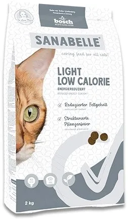 BOSCH Sanabelle Light Low Calorie Poultry - dry cat food - 8kg