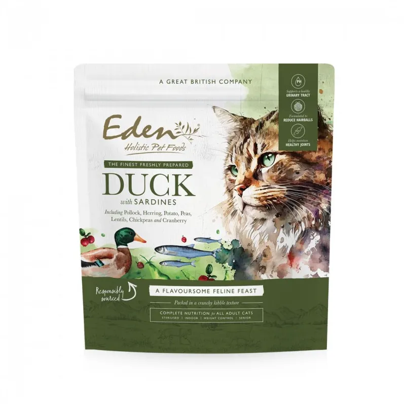 EDEN Duck & Sardine - dry cat food - 1.5 kg