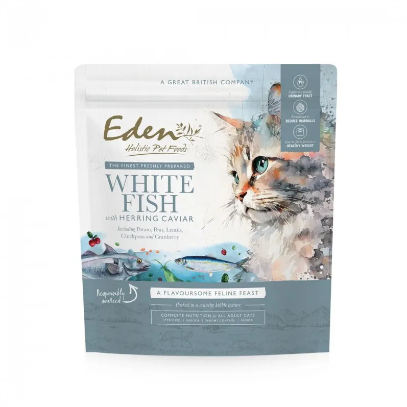 EDEN White Fish with Herring Caviar - dry cat food - 1.5 kg