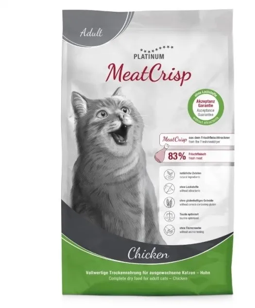 PLATINUM MeatCrisp Adult Chicken - dry cat food - 1,5kg