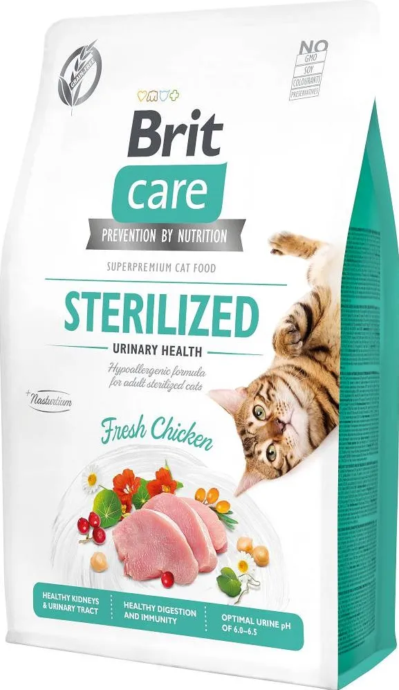 BRIT Care Grain-Free Sterilized Urinary - dry cat food -  2 kg