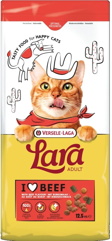 VERSELE-LAGA Lara Beef - dry cat food - 12,5kg