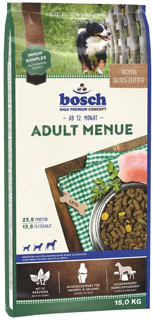 BOSCH Adult Menue - dry dog food - 15 kg