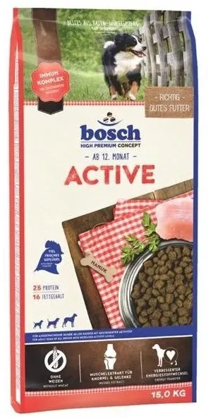 BOSCH Active - dry dog food - 15 kg