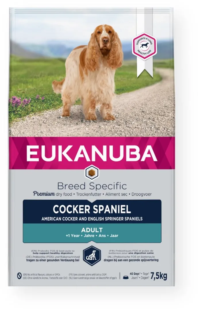 EUKANUBA Breed Specific Cocker Spaniel Adult - dry dog food - 7,5kg