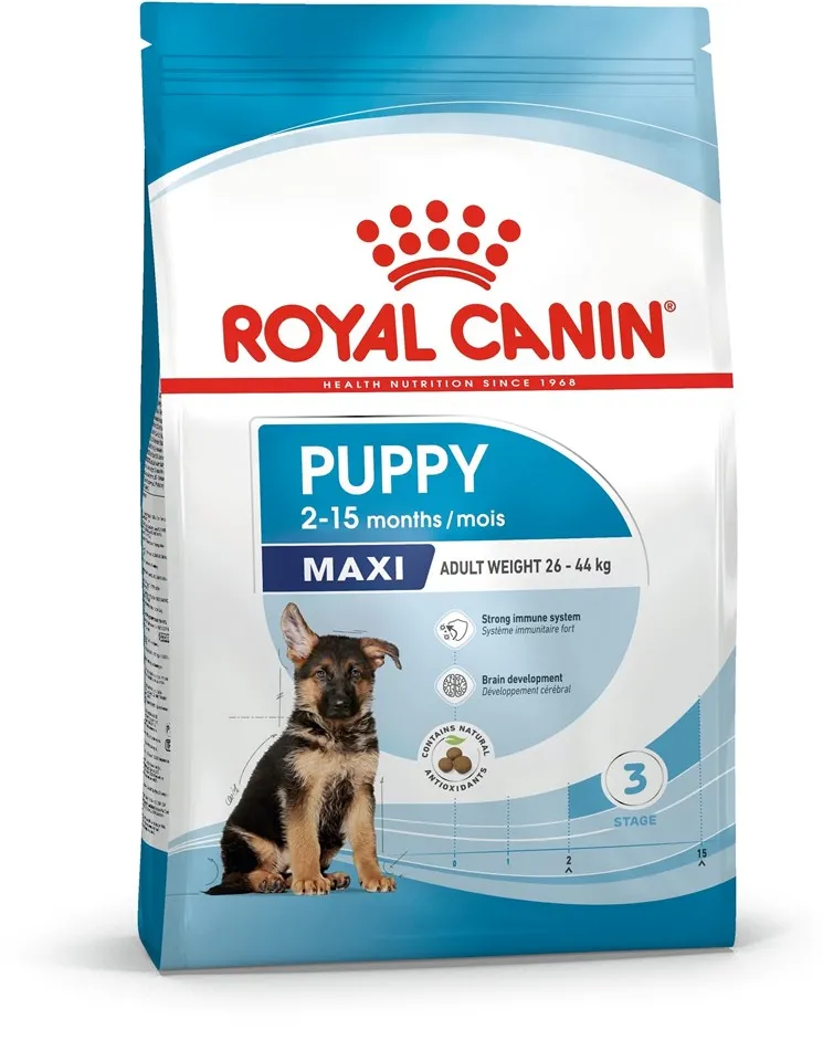 Royal Canin Maxi Puppy 15 kg Rice, Vegetable
