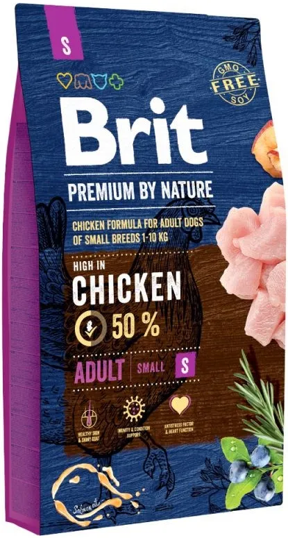 BRIT Premium by Nature Small Chicken - dry dog food - 8 kg