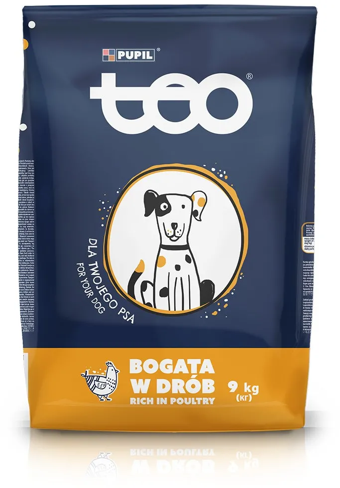 TEO Rich in poultry - dry dog food - 9kg