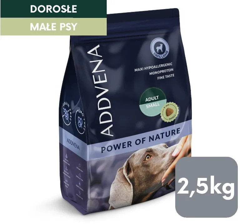 ADDVENA Power of Nature Adult Small Lamb - dry dog food - 2,5kg