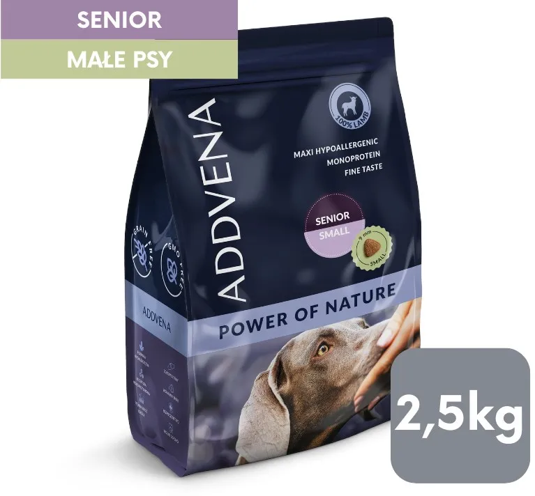 ADDVENA Power of Nature Senior Small Lamb - dry dog food - 2,5kg