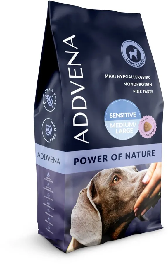 ADDVENA Power of Nature Adult Sensitive Medium/Large Lamb - dry dog food - 10kg