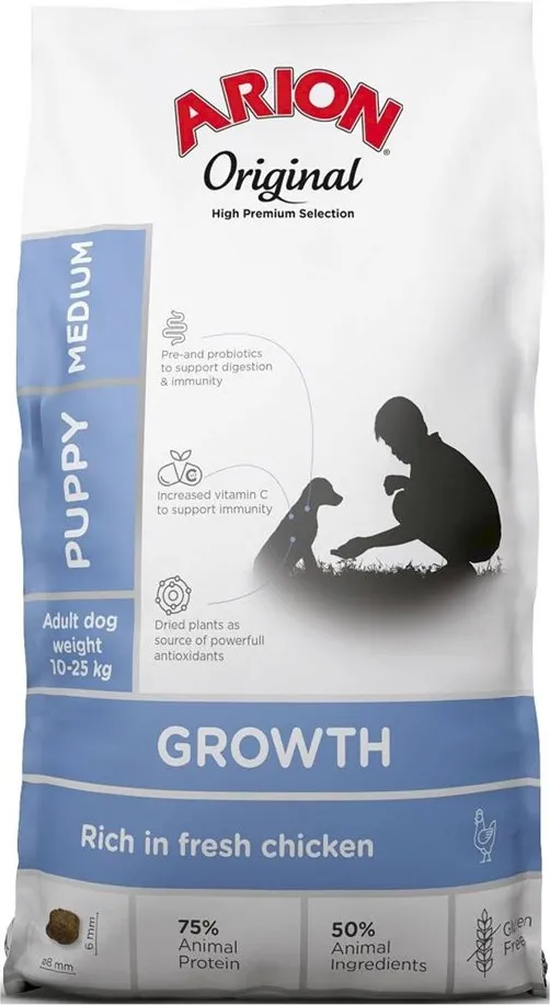 ARION Original Puppy Medium Growth Chicken - dry dog food - 12kg