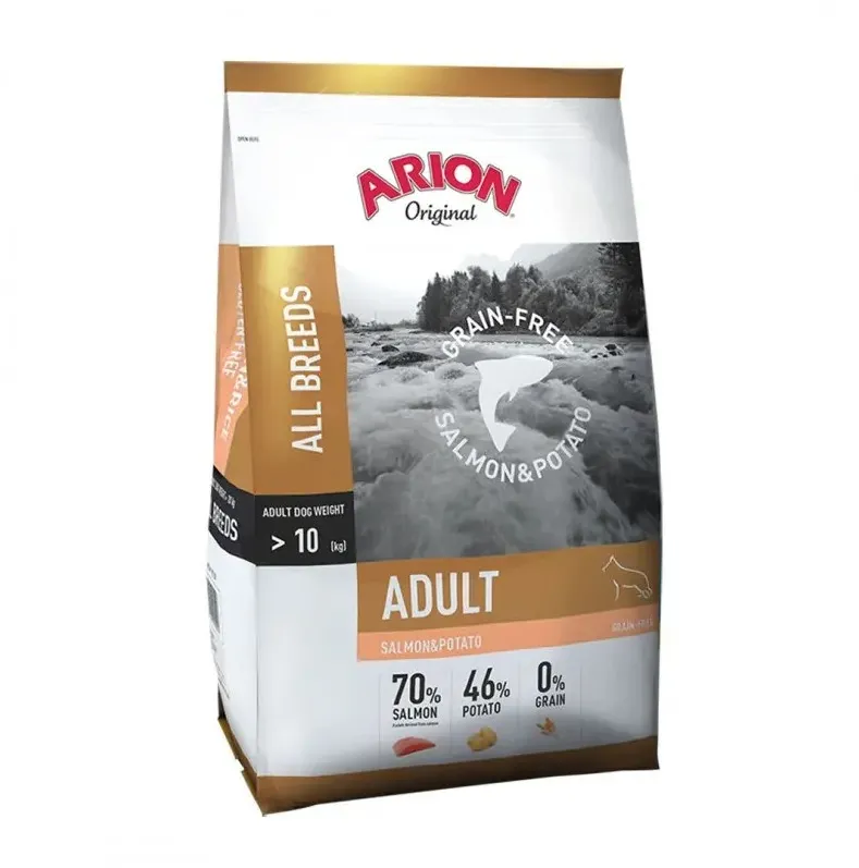 ARION Original Grain Free Salmon & Potato - dry dog food - 12kg