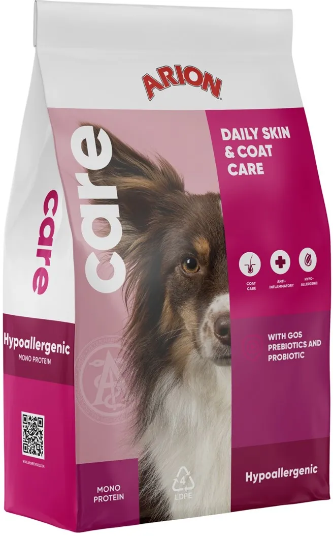 ARION Care Hypoallergenic Daily Skin & Coat - dry dog food - 12kg