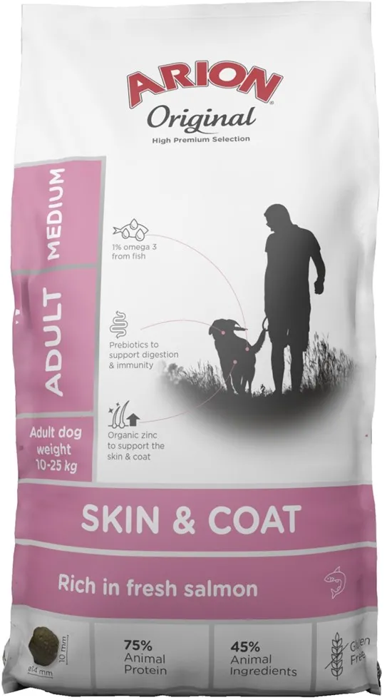 ARION Original Skin & Coat Medium Salmon - dry dog food - 12kg