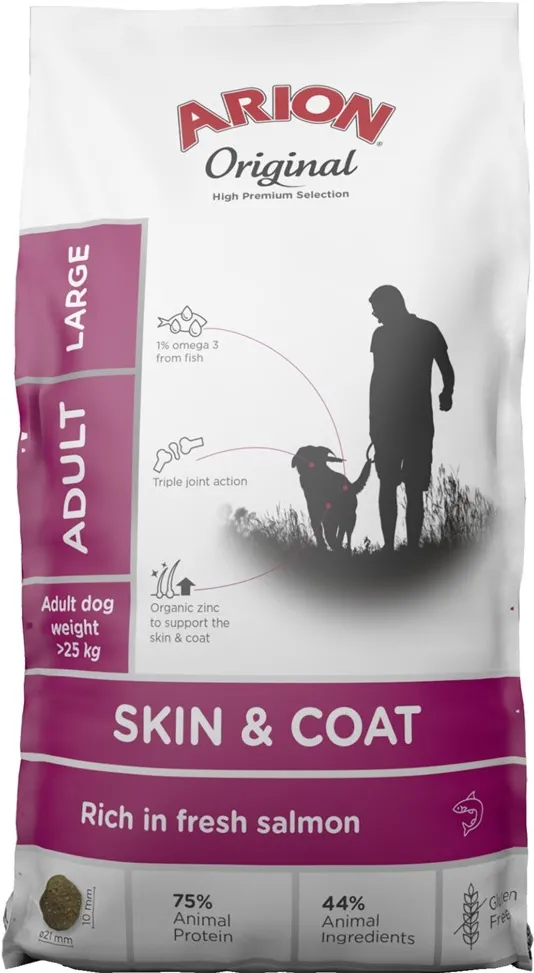 ARION Original Skin & Coat Large Salmon - dry dog food - 12kg