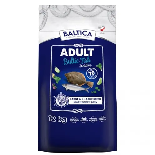 BALTICA Excellent Sensitive Baltic fish Large and X-large breeds - dry dog food - 12kg