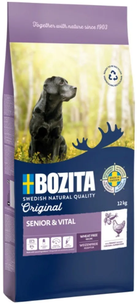 BOZITA Original Senior & Vital Chicken - dry dog food - 12kg