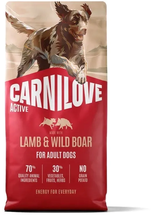 CARNILOVE Active Dog Adult Lamb&Wild Boar - dry dog food - 12kg