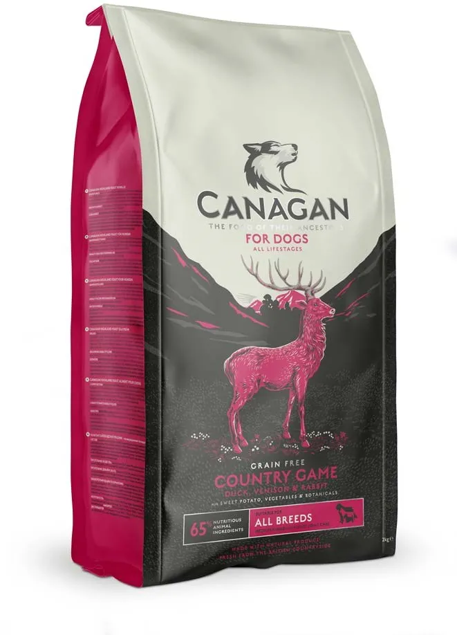 CANAGAN Country Game duck, venison and rabbit – Small Breeds – dry dog food – 2kg
