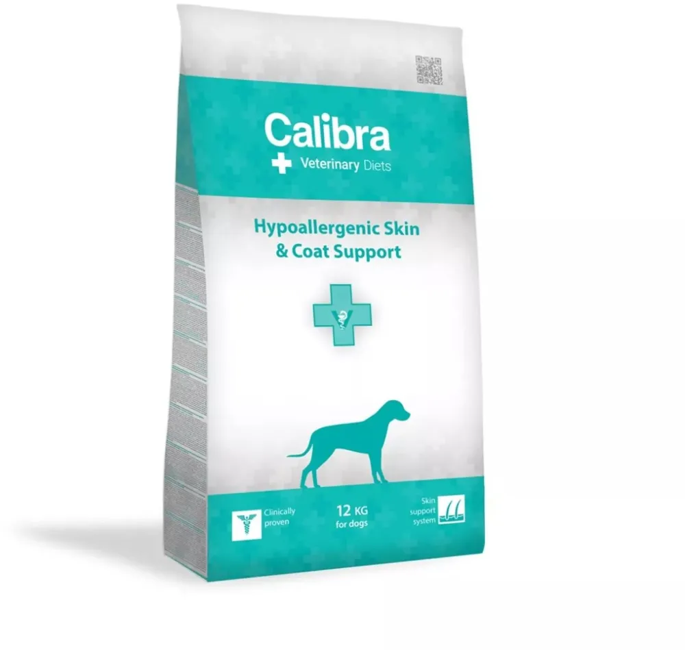 CALIBRA Veterinary Diets Dog Hypoallergenic Skin&Coat - dry dog food - 12kg