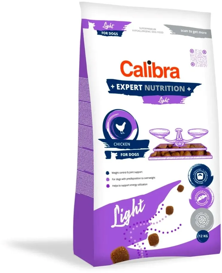 CALIBRA Dog Expert Nutrition Light - dry dog food - 12kg