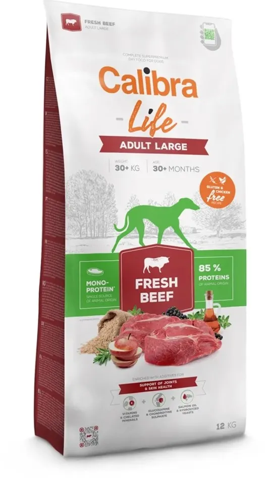 CALIBRA Life Adult Large Fresh Beef - dry dog food - 12kg