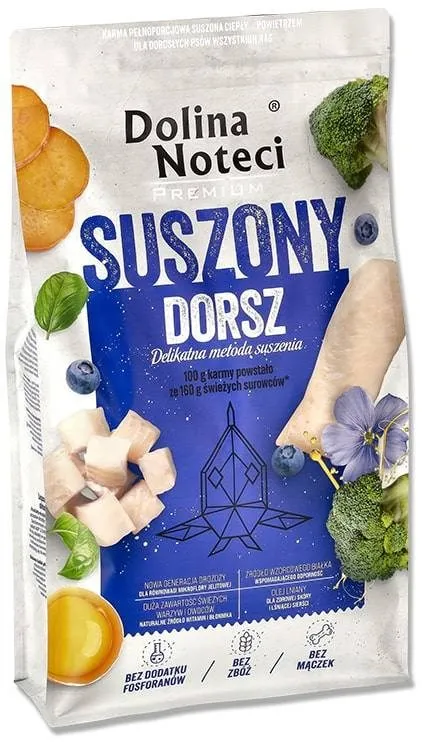 DOLINA NOTECI Premium cod - dried dog food - 9 kg