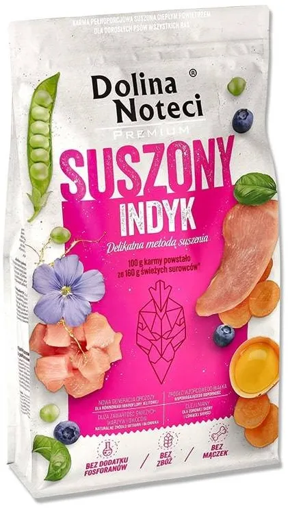DOLINA NOTECI Premium turkey - dried dog food - 9 kg