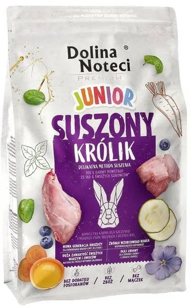 DOLINA NOTECI Premium Junior Rabbit - dry dog food - 4 kg