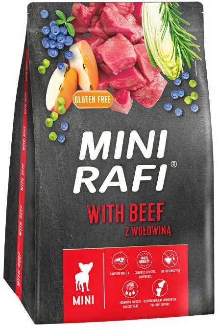RAFI Mini with beef - dry dog food - 3kg