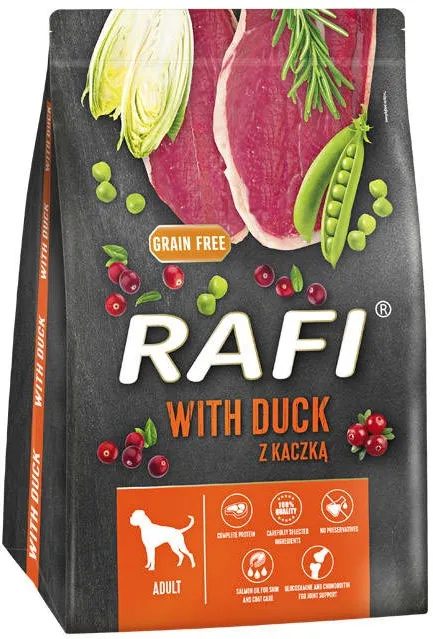 RAFI Adult with duck - dry dog food - 3kg