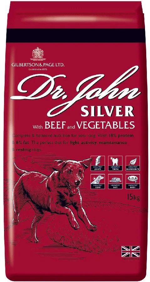 DR JOHN Silver Beef - dry dog food - 15kg