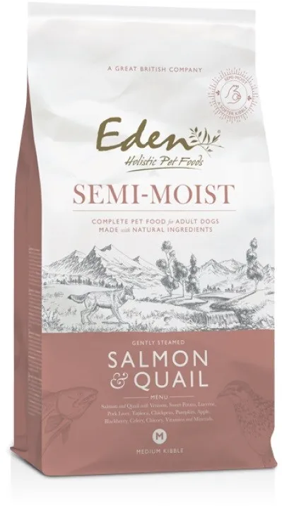 EDEN Semi-Moist Salmon & Quail - semi-moist dog food - 10kg
