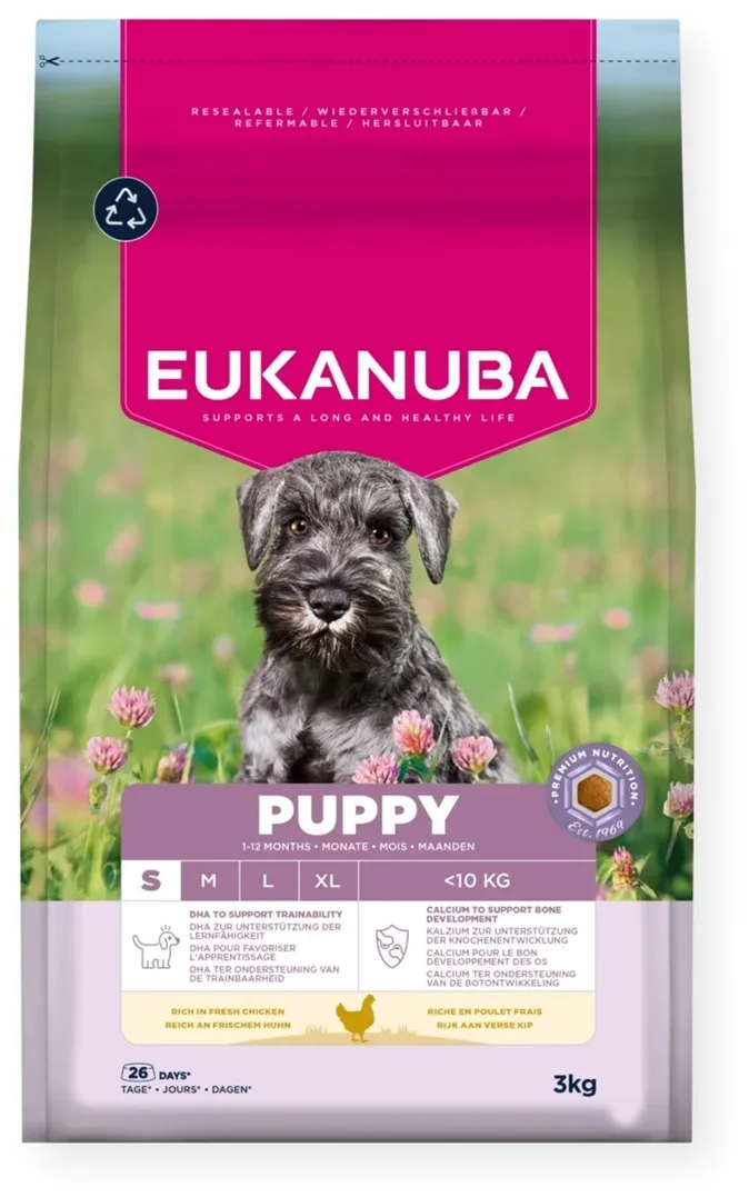 EUKANUBA Puppy Small Rich in chicken - dry dog food - 3kg