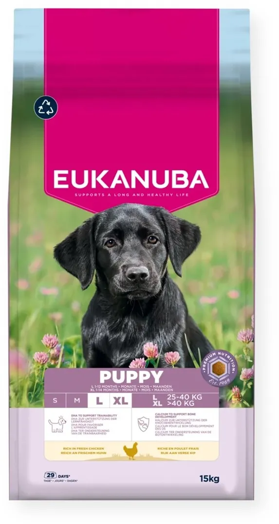 EUKANUBA Puppy L XL Rich in chicken - dry dog food - 15kg