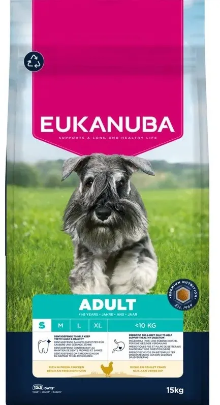 EUKANUBA Premium Nutrition Adult Small Breed Chicken - dry dog food - 15kg