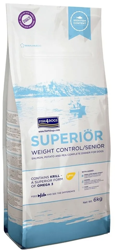 FISH4DOGS Superior Senior Complete Salmon - dry dog food - 6kg
