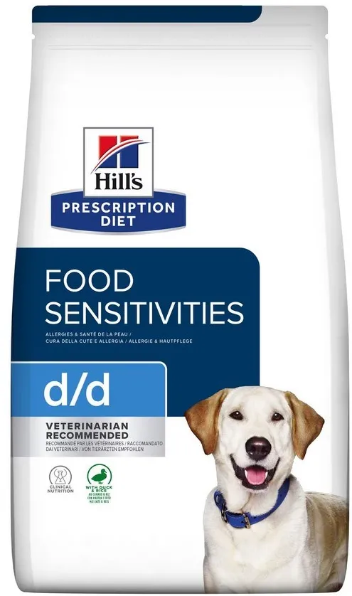 HILL'S PD D/D Food Sensitivities, duck and rice - dry dog food - 4kg