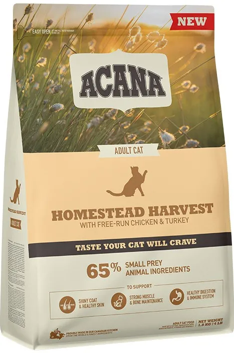 ACANA Homestead Harvest  - dry cat food - 1,8kg