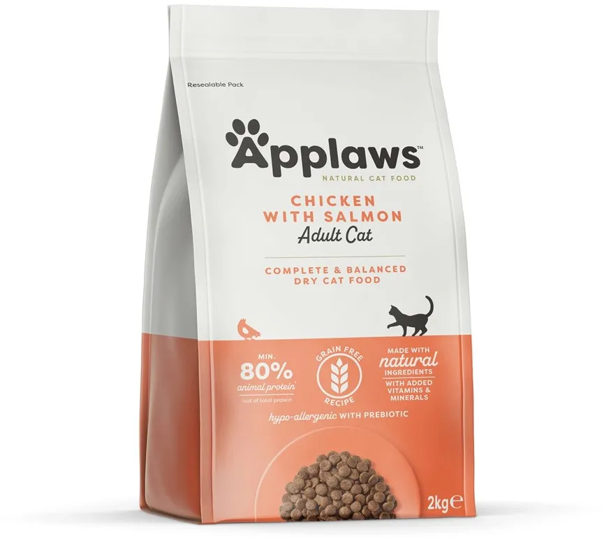 APPLAWS Chicken with salmon - dry cat food - 2kg