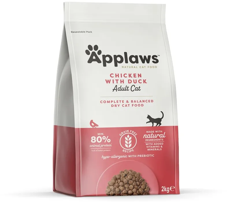 APPLAWS Chicken with duck - dry cat food - 2kg