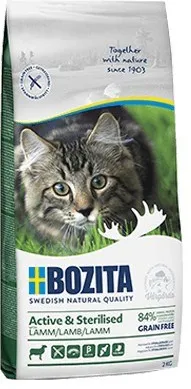 Bozita - Active & Sterilised Grain free Lamb  2 kg