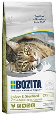BOZITA Indoor & Sterilised Chicken - dry cat food - 10kg