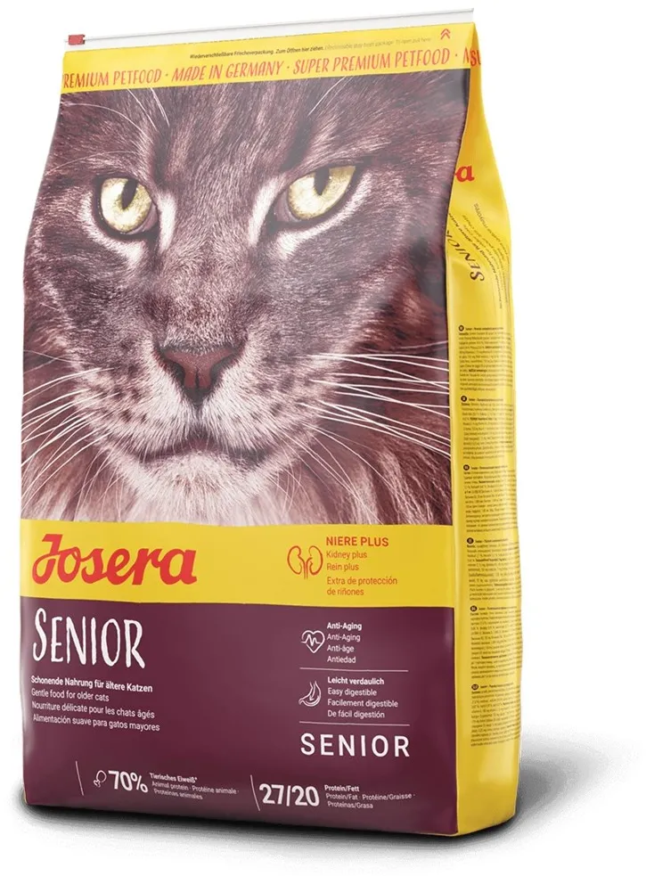 Josera Senior cats dry food 10 kg Corn, Liver, Rice