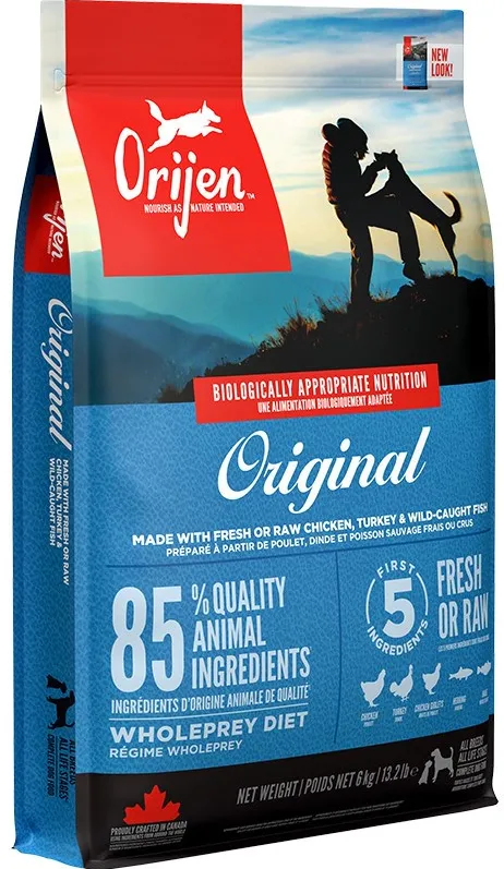 Orijen Original 6 kg Adult Chicken, Fish, Turkey