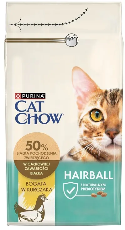 Purina CAT CHOW HAIRBALL CONTROLL cats dry food 1.5 kg Adult Chicken