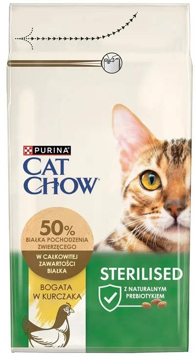 Purina CAT CHOW STERILISED cats dry food 1.5 kg Adult Chicken